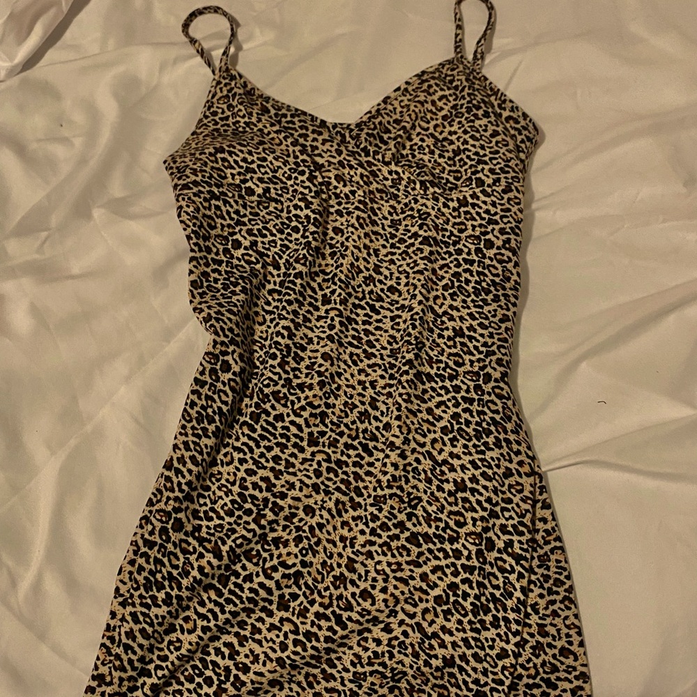 Cheetah print dress